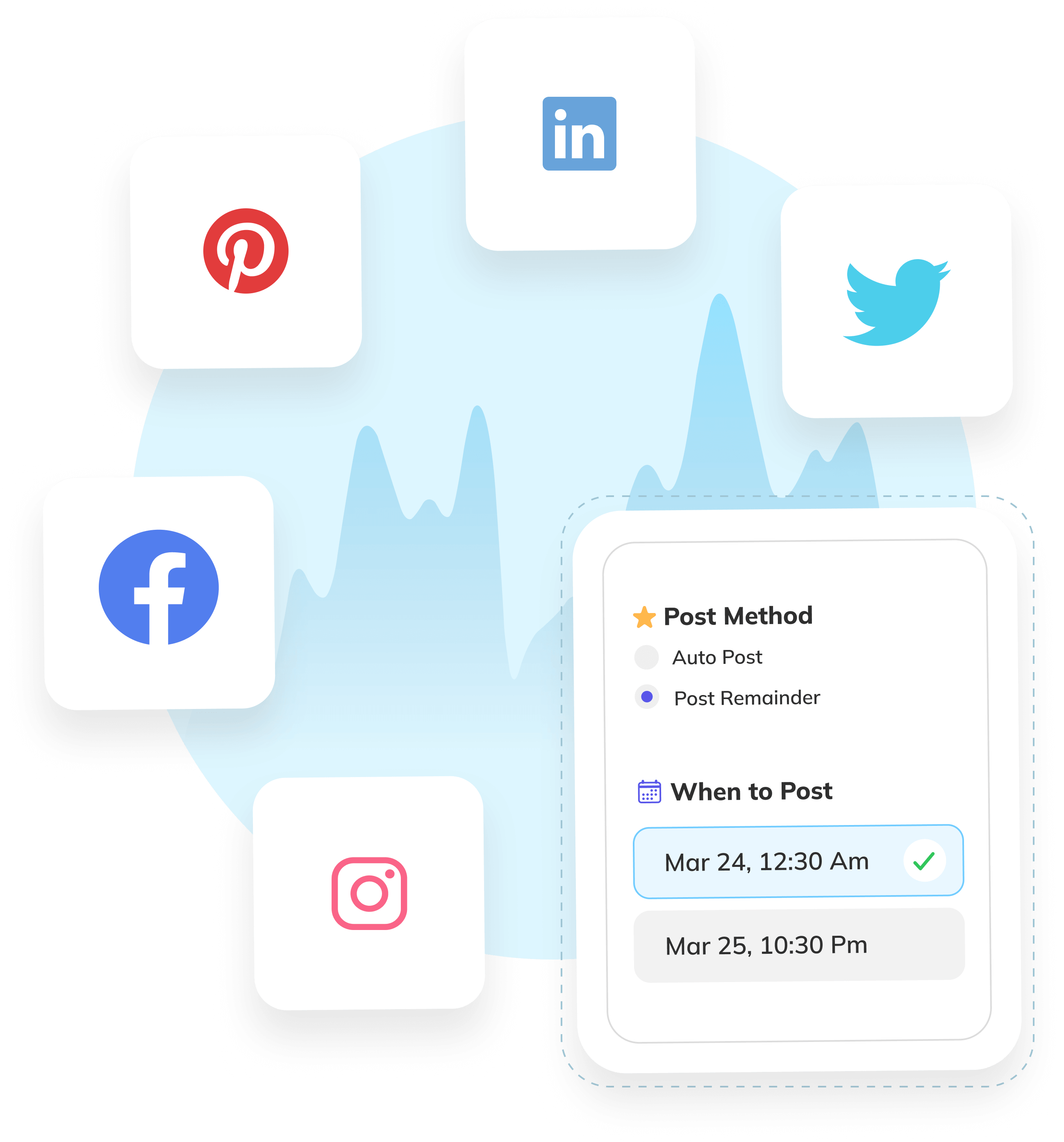 Social Media Platforms Icon Set - Business Page Setup Service